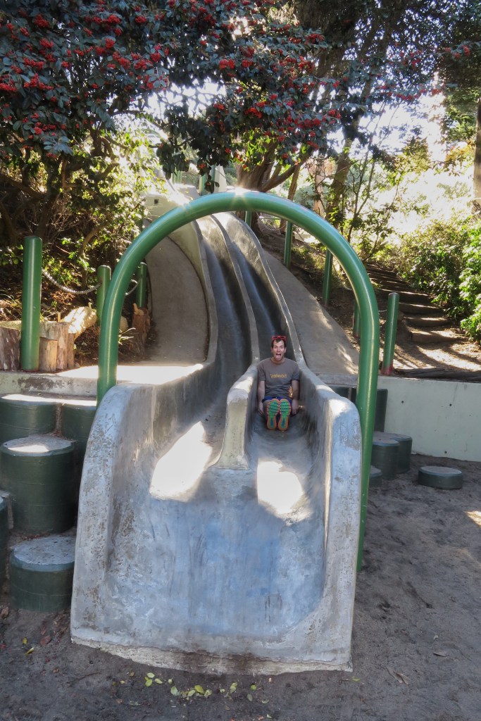 Found us a big ol' slide...for adults :)